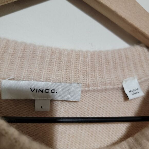 Vince Cashmere Drop Shoulder Mock Neck - Picture 6 of 8
